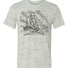 White Marble Unisex Poly-Cotton Short-Sleeve T-Shirt Thumbnail
