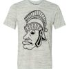 White Marble Unisex Poly-Cotton Short-Sleeve T-Shirt Thumbnail