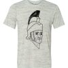 White Marble Unisex Poly-Cotton Short-Sleeve T-Shirt Thumbnail