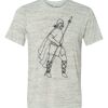 White Marble Unisex Poly-Cotton Short-Sleeve T-Shirt Thumbnail