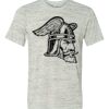 White Marble Unisex Poly-Cotton Short-Sleeve T-Shirt Thumbnail