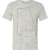 White Marble Unisex Poly-Cotton Short-Sleeve T-Shirt Thumbnail