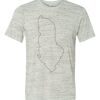 White Marble Unisex Poly-Cotton Short-Sleeve T-Shirt Thumbnail