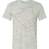 White Marble Unisex Poly-Cotton Short-Sleeve T-Shirt Thumbnail