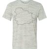 White Marble Unisex Poly-Cotton Short-Sleeve T-Shirt Thumbnail