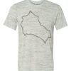 White Marble Unisex Poly-Cotton Short-Sleeve T-Shirt Thumbnail