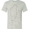 White Marble Unisex Poly-Cotton Short-Sleeve T-Shirt Thumbnail