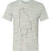 White Marble Unisex Poly-Cotton Short-Sleeve T-Shirt Thumbnail