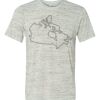 White Marble Unisex Poly-Cotton Short-Sleeve T-Shirt Thumbnail