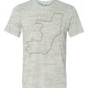 White Marble Unisex Poly-Cotton Short-Sleeve T-Shirt Thumbnail