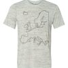White Marble Unisex Poly-Cotton Short-Sleeve T-Shirt Thumbnail