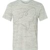 White Marble Unisex Poly-Cotton Short-Sleeve T-Shirt Thumbnail