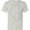 White Marble Unisex Poly-Cotton Short-Sleeve T-Shirt Thumbnail