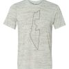 White Marble Unisex Poly-Cotton Short-Sleeve T-Shirt Thumbnail