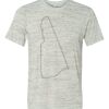White Marble Unisex Poly-Cotton Short-Sleeve T-Shirt Thumbnail
