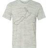 White Marble Unisex Poly-Cotton Short-Sleeve T-Shirt Thumbnail