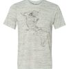 White Marble Unisex Poly-Cotton Short-Sleeve T-Shirt Thumbnail