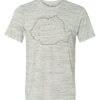White Marble Unisex Poly-Cotton Short-Sleeve T-Shirt Thumbnail