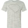 White Marble Unisex Poly-Cotton Short-Sleeve T-Shirt Thumbnail