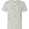 White Marble Unisex Poly-Cotton Short-Sleeve T-Shirt Thumbnail