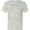 White Marble Unisex Poly-Cotton Short-Sleeve T-Shirt Thumbnail