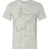White Marble Unisex Poly-Cotton Short-Sleeve T-Shirt Thumbnail