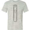 White Marble Unisex Poly-Cotton Short-Sleeve T-Shirt Thumbnail