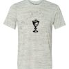 White Marble Unisex Poly-Cotton Short-Sleeve T-Shirt Thumbnail