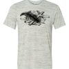 White Marble Unisex Poly-Cotton Short-Sleeve T-Shirt Thumbnail