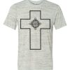 White Marble Unisex Poly-Cotton Short-Sleeve T-Shirt Thumbnail