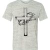 White Marble Unisex Poly-Cotton Short-Sleeve T-Shirt Thumbnail