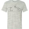 White Marble Unisex Poly-Cotton Short-Sleeve T-Shirt Thumbnail
