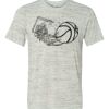 White Marble Unisex Poly-Cotton Short-Sleeve T-Shirt Thumbnail