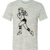 White Marble Unisex Poly-Cotton Short-Sleeve T-Shirt Thumbnail