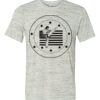 White Marble Unisex Poly-Cotton Short-Sleeve T-Shirt Thumbnail