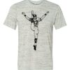 White Marble Unisex Poly-Cotton Short-Sleeve T-Shirt Thumbnail