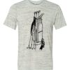 White Marble Unisex Poly-Cotton Short-Sleeve T-Shirt Thumbnail