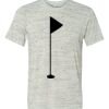 White Marble Unisex Poly-Cotton Short-Sleeve T-Shirt Thumbnail