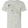 White Marble Unisex Poly-Cotton Short-Sleeve T-Shirt Thumbnail