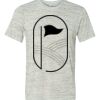 White Marble Unisex Poly-Cotton Short-Sleeve T-Shirt Thumbnail