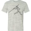 White Marble Unisex Poly-Cotton Short-Sleeve T-Shirt Thumbnail