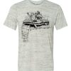 White Marble Unisex Poly-Cotton Short-Sleeve T-Shirt Thumbnail