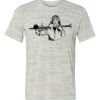 White Marble Unisex Poly-Cotton Short-Sleeve T-Shirt Thumbnail