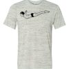 White Marble Unisex Poly-Cotton Short-Sleeve T-Shirt Thumbnail