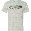 White Marble Unisex Poly-Cotton Short-Sleeve T-Shirt Thumbnail