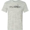 White Marble Unisex Poly-Cotton Short-Sleeve T-Shirt Thumbnail