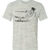 White Marble Unisex Poly-Cotton Short-Sleeve T-Shirt Thumbnail