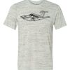 White Marble Unisex Poly-Cotton Short-Sleeve T-Shirt Thumbnail