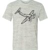 White Marble Unisex Poly-Cotton Short-Sleeve T-Shirt Thumbnail