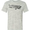 White Marble Unisex Poly-Cotton Short-Sleeve T-Shirt Thumbnail